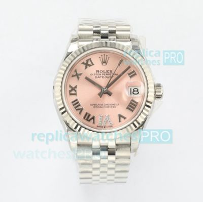 Pink Diamond Dial Rolex Lady-datejust 31 Watch From EW Factory